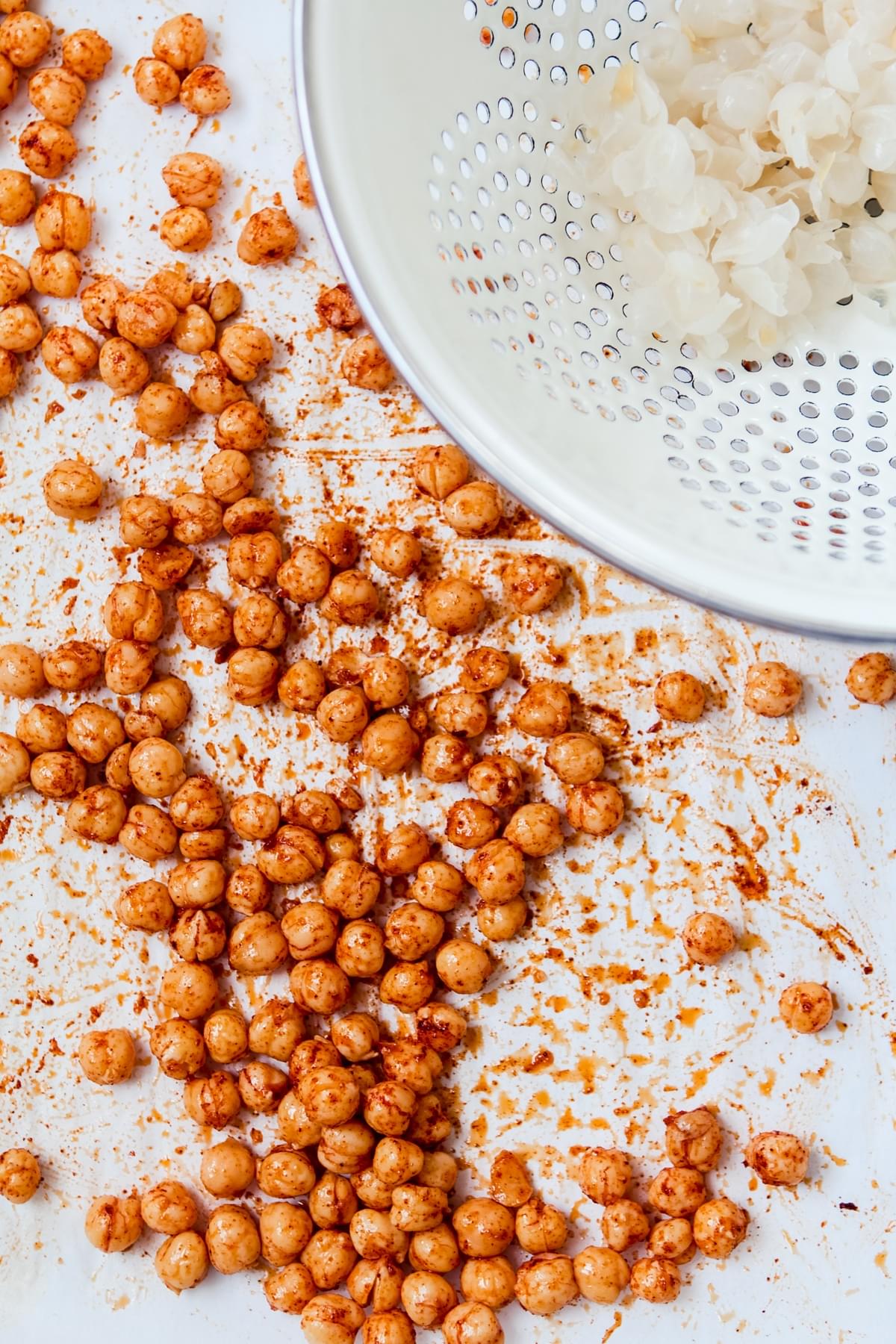 spiced toasted crunchy toasted chickpeas