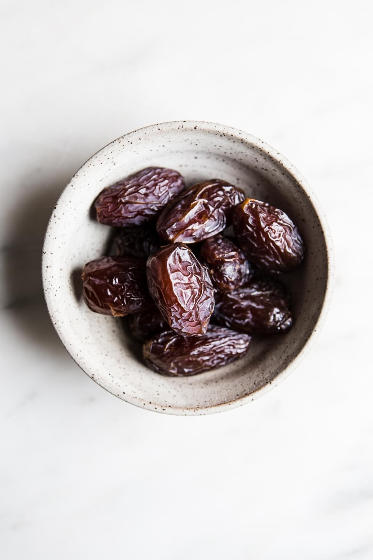 a small bowl of dates