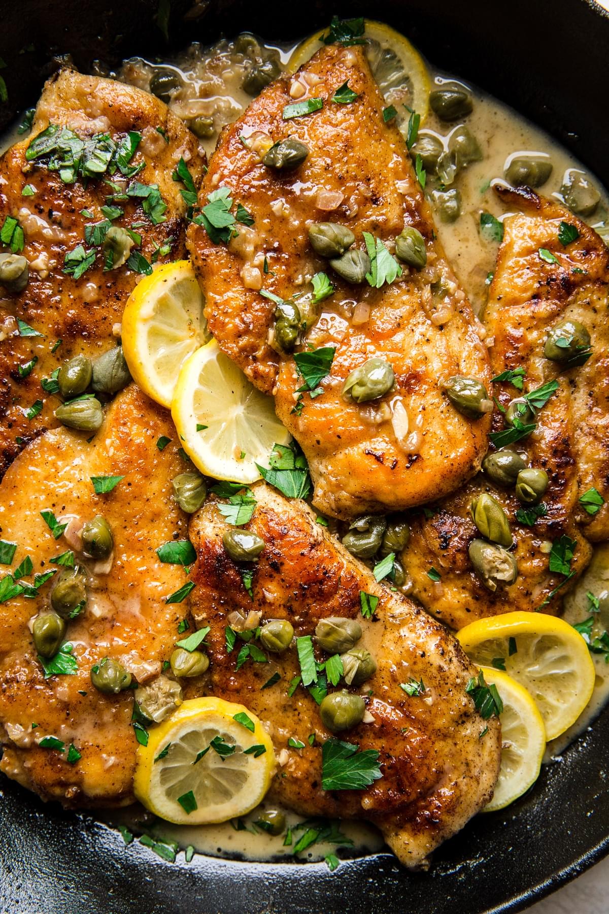 easy chicken piccata recipe with lemon and capers