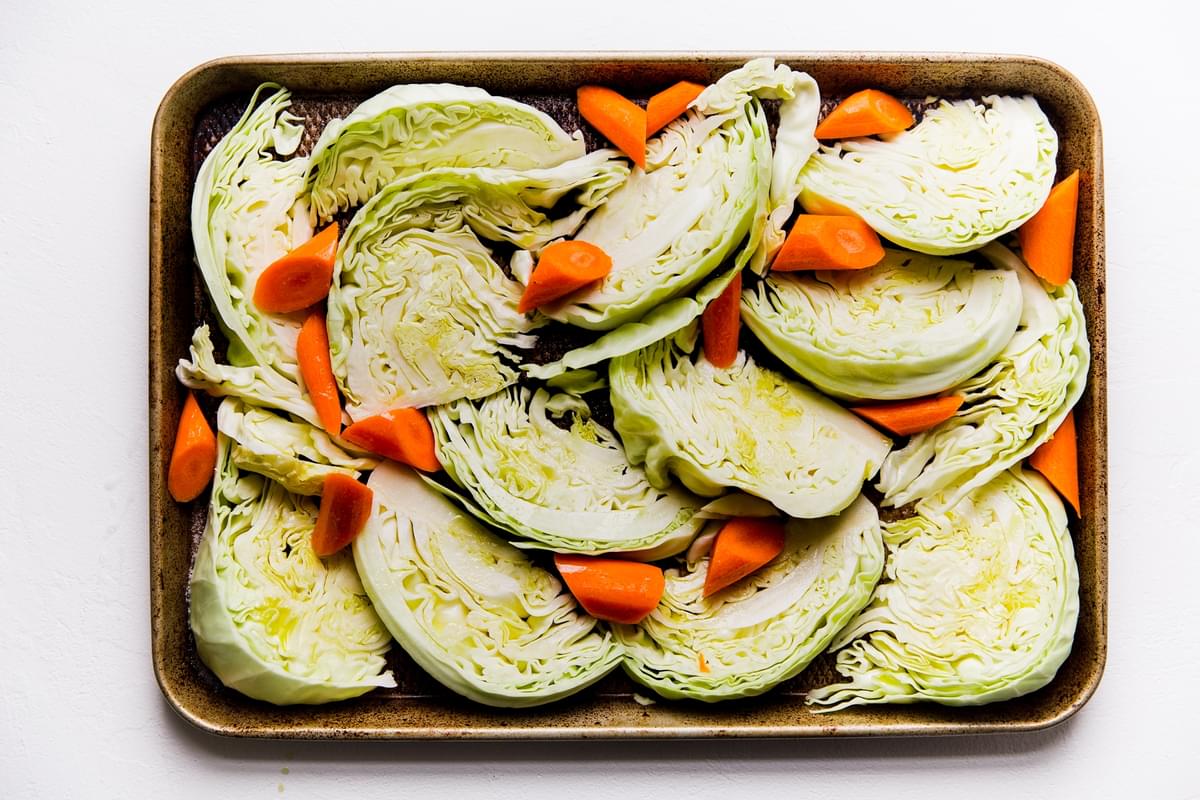 Five Spice Sheet Pan Dinner With Cabbage And Carrots 2