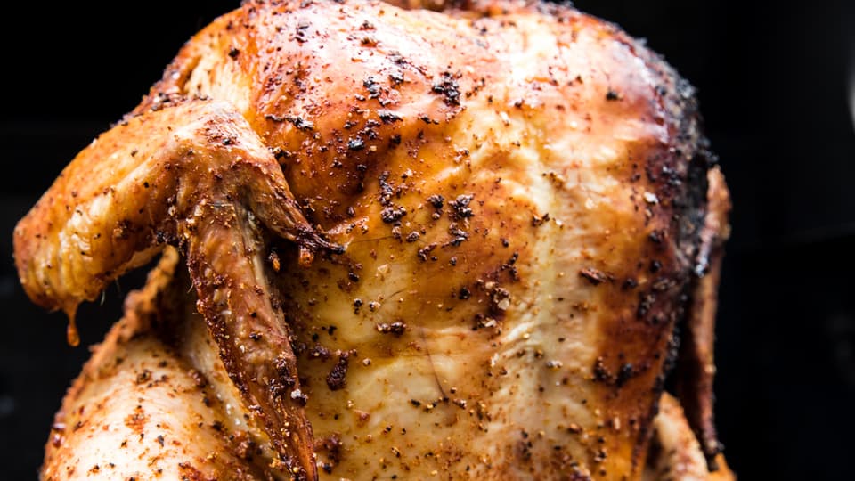 homemade beer can chicken recipe on a grill