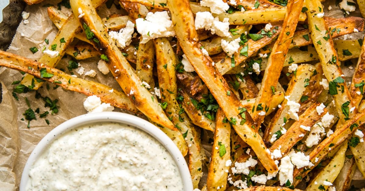 Greek Fries (Patates Tiganites) | The Modern Proper