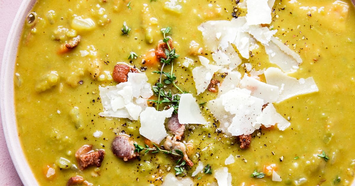Yellow Split Pea Soup (Vegan, GF, DF) - Real Greek Recipes