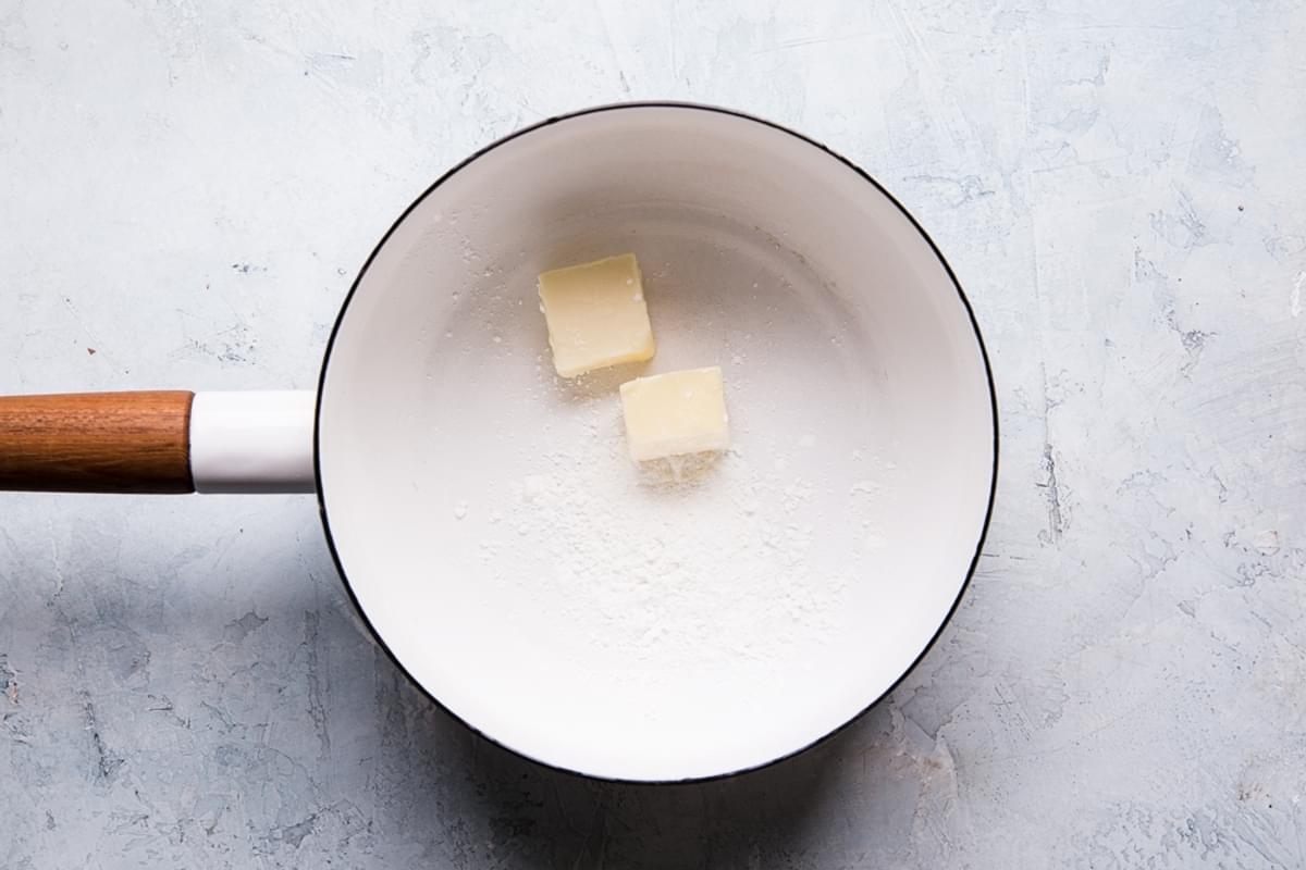 2 tablespoons butter in a small soup pot