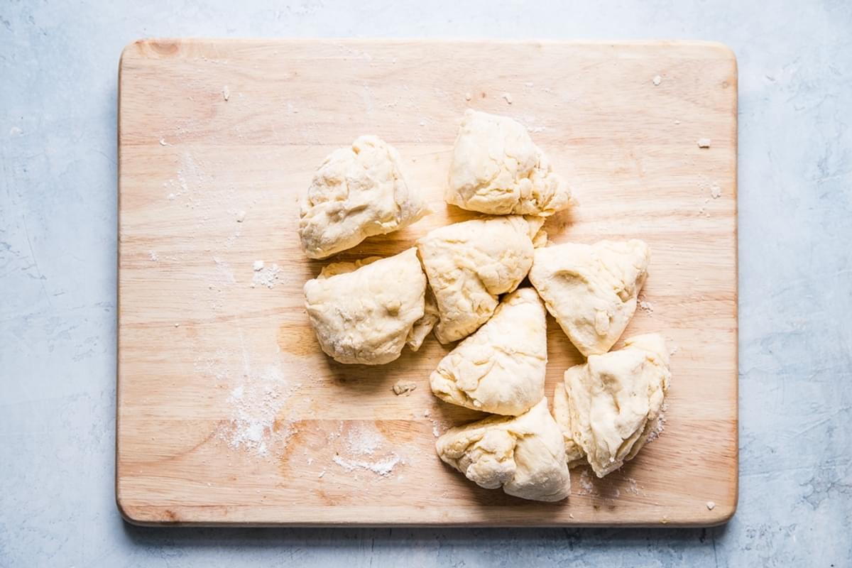 8 pieces of dough for homemade flat bread recipe