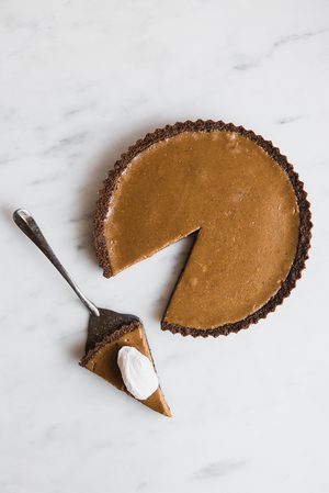 Gingersnap Pumpkin Pie
