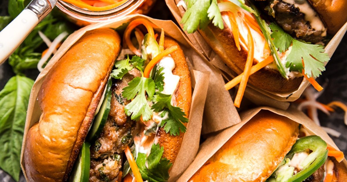 Pork Banh Mi Burger