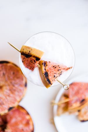 Charred Grapefruit & Mezcal Paloma Sour