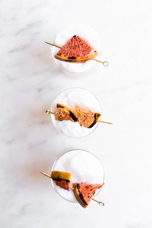 Charred Grapefruit & Mezcal Paloma Sour