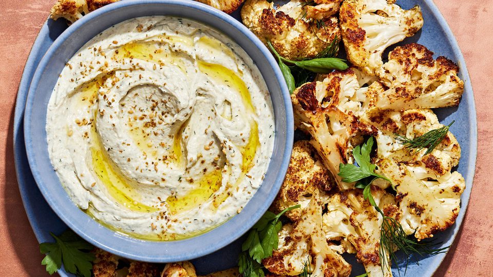 Za'atar Roasted Cauliflower with Herb Whipped Feta-image