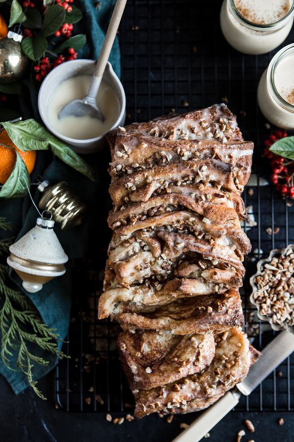 Eggnog Pull-Apart Bread