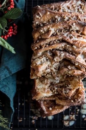 Cinnamon Pecan Pull Apart Bread 17