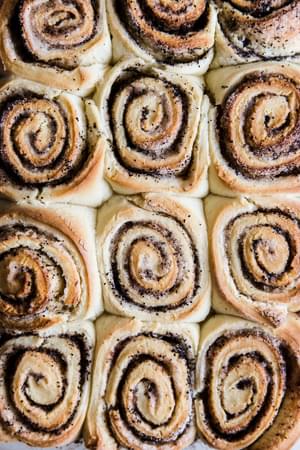 coffee cinnamon rolls baked