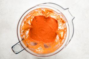 harissa marinade in a blender