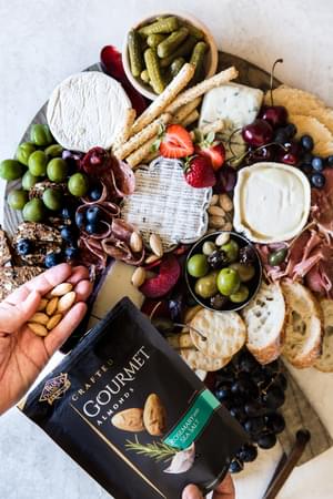 a beautiful charcuterie board