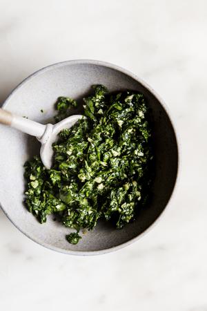 gremolata in a small bowl