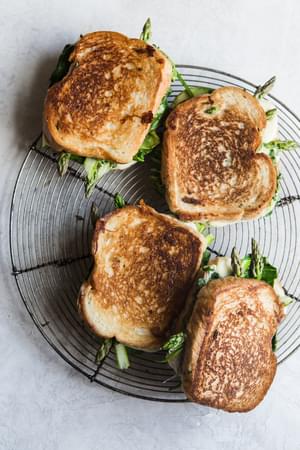 4 Green Goddess Grilled Cheese Sandwich