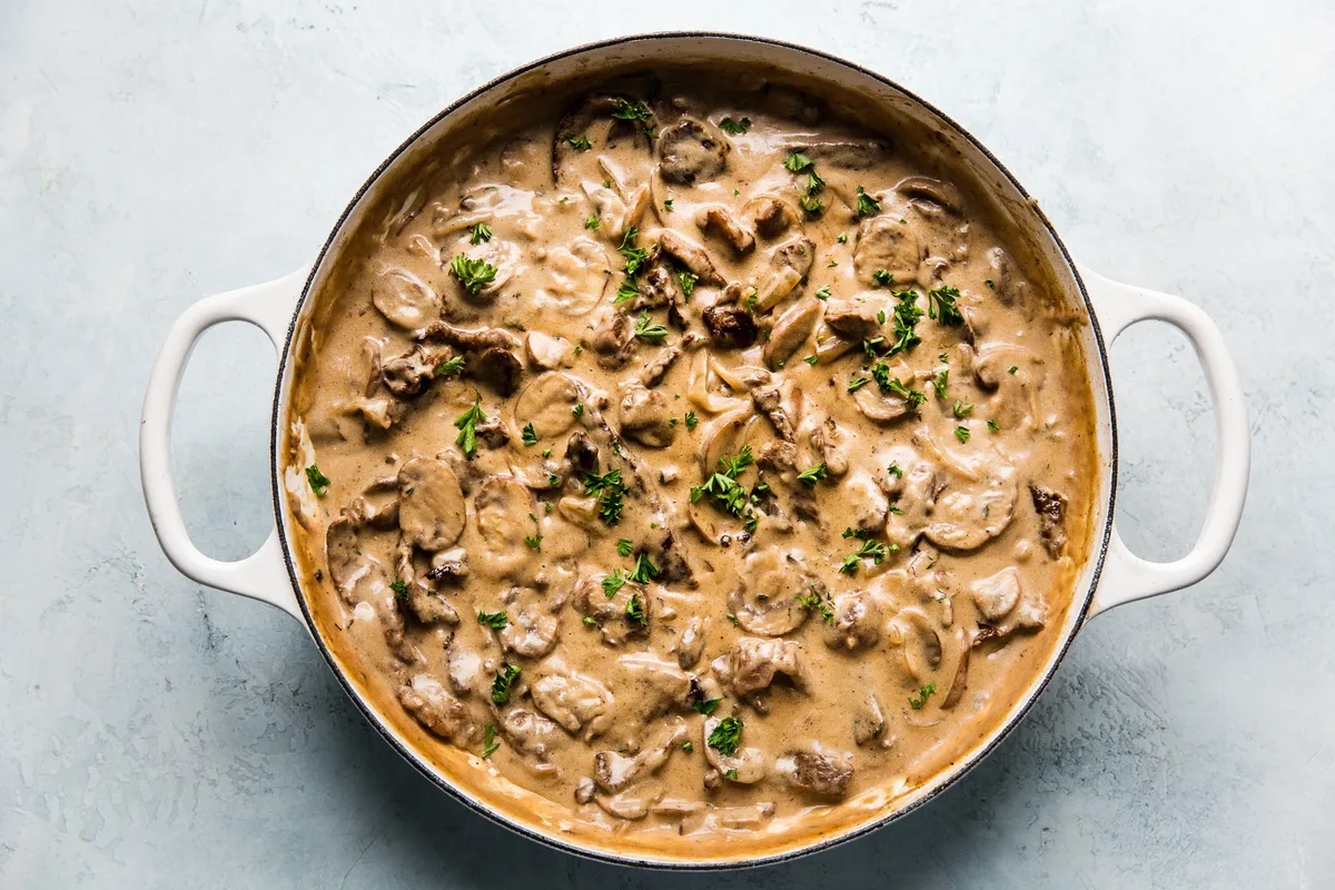 Beef Stroganoff