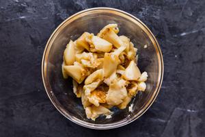 Roasted garlic in a bowl