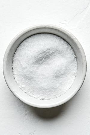 one tablespoon of salt in a small ball to use to salt water to cook pasta noodles