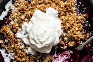 Mixed Berry Crisp 9