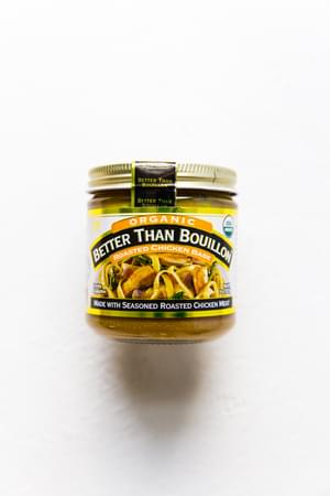 a jar of organic better than bouillon chicken flavor