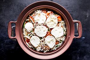 uncooked crock pot vegetarian lasagna