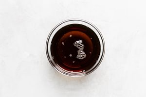 toasted sesame oil in a small glass bowl