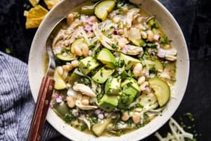 Green Chicken Enchilada Soup 11