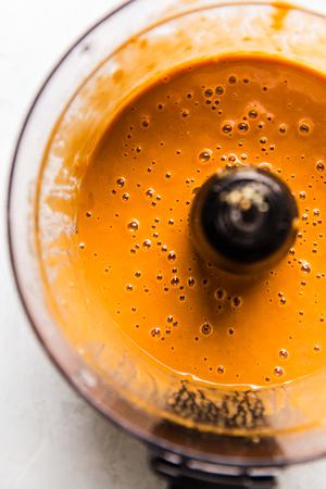 peanut sauce in food processor