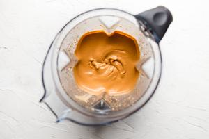 homemade Vegan Cashew Cheese Sauce in a vitamix blender