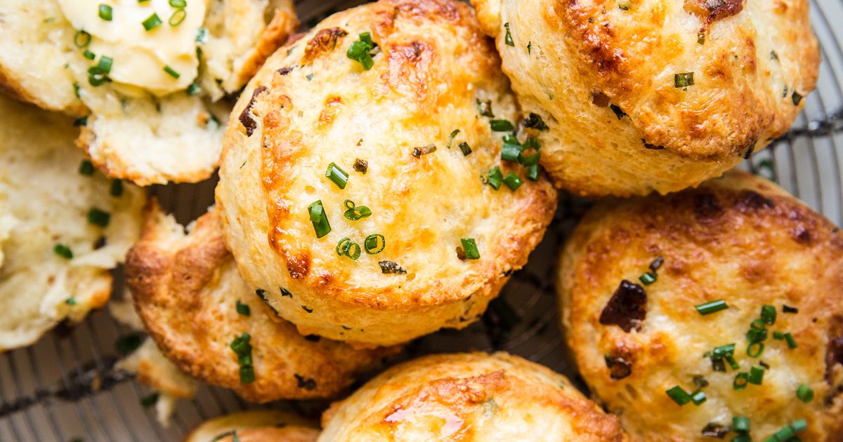 Bacon Cheddar Biscuits | The Modern Proper