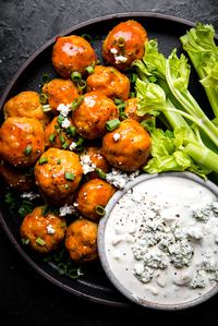 Buffalo Chicken Meatballs 7