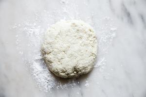 raw cauliflower gnocchi dough on the counter