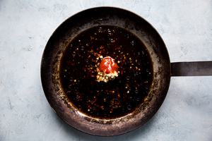 brown sugar Asian bbq sauce with Sriracha, garlic, ginger and soy sauce