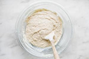 buttermilk pancake batter in a bowl