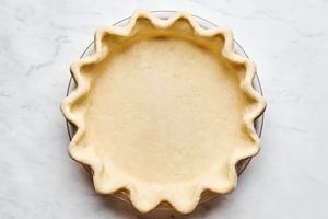prepared pie crust in a pie pan