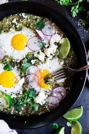 Salsa Verde Eggs