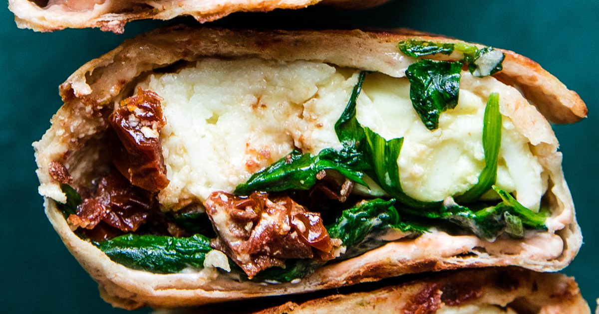 Spinach Feta Wrap