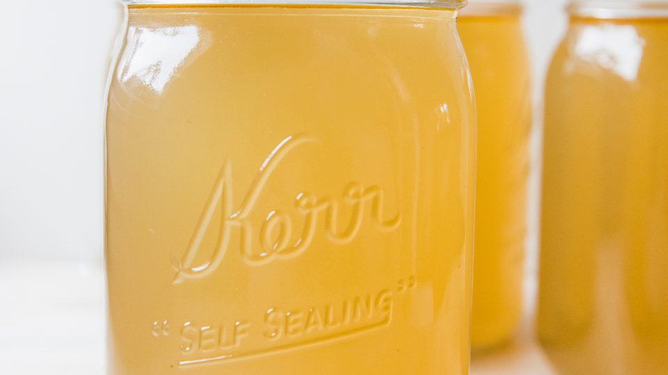 How to Make Turkey Stock-image