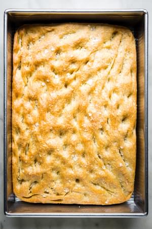 best focaccia bread recipe with olive oil and salt