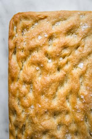 homemade focaccia bread