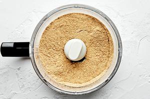 graham crackers that have been blended in a food processor into fine crumbs
