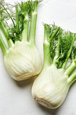 raw fennel bulbs on the counter to make roasted fennel