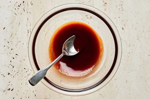 brown sugar, Worcestershire and tomato paste mixed in a small bowl until smooth