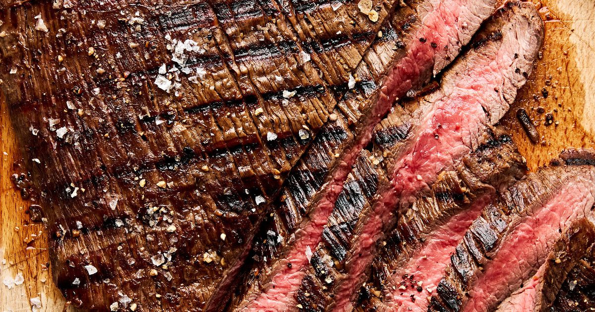Grilled Flank Steak With Simple Garlic Marinade | The Modern Proper