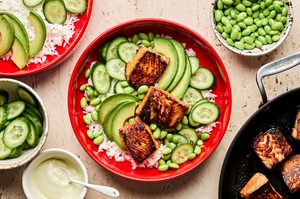 Teriyaki Salmon Bowl 6