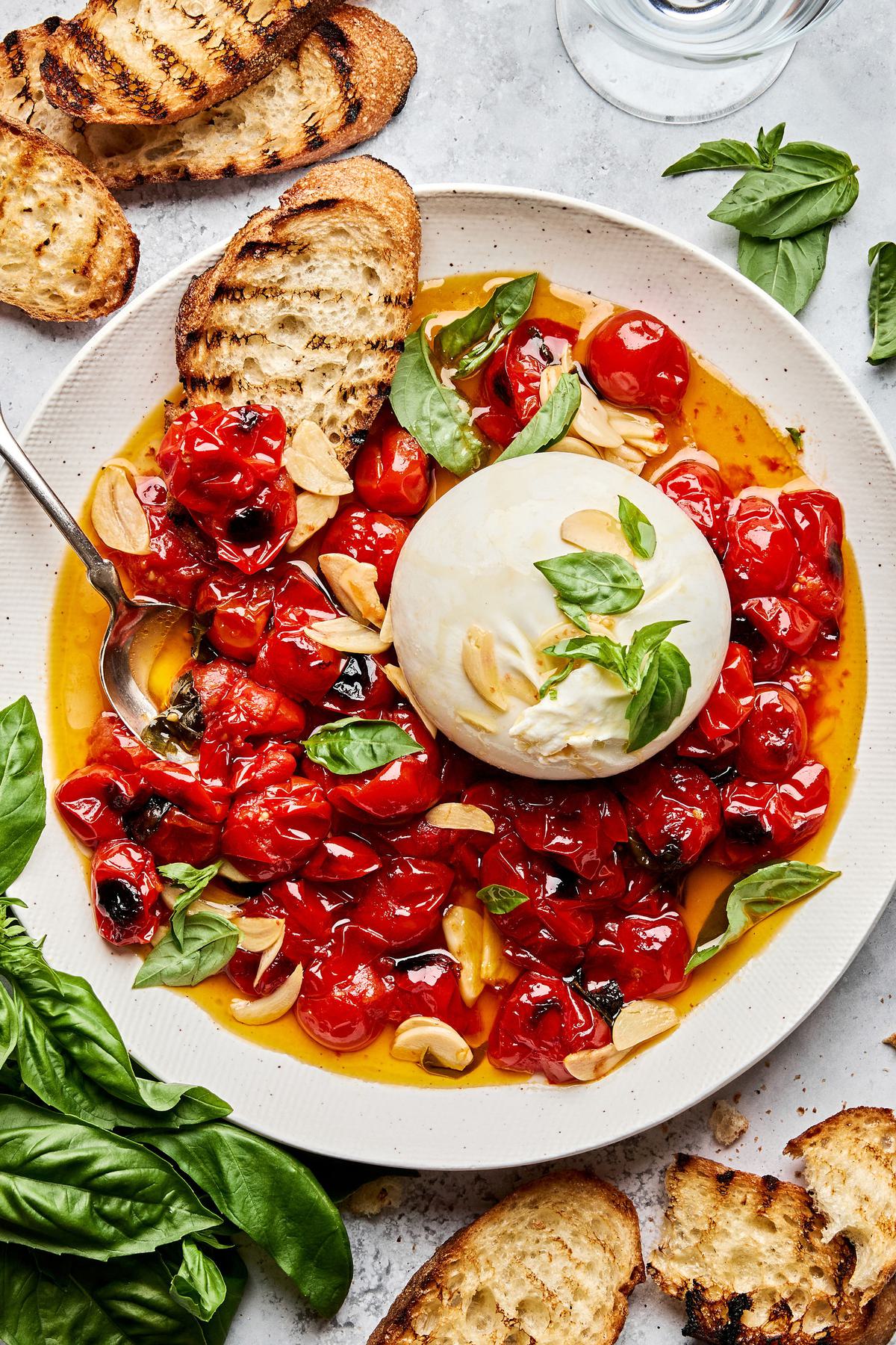 Burrata, Winter Tomatoes