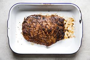 grilled steak marinated in orange & lime juice, olive oil, garlic, oregano, chili powder, salt, cumin, pepper & cayenne