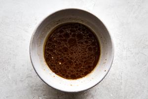 sauce for cashew chicken in a small bowl